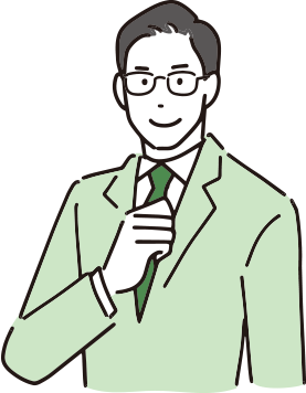 男性アドバイザーのイラスト
