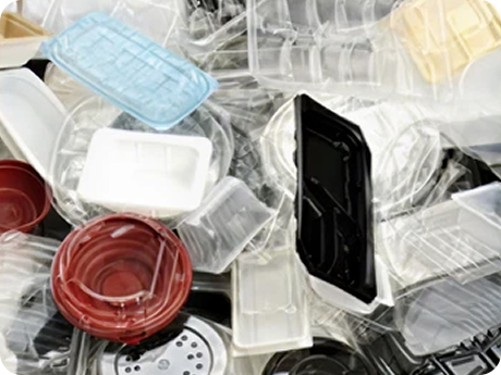 プラスチック容器のごみ