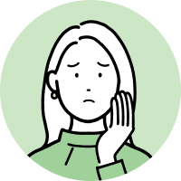 女性のイラストのアイコン