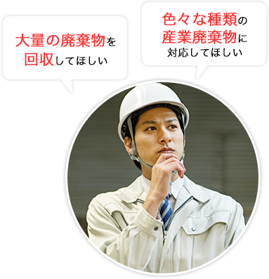 すぐに対応してほしい、スムーズに連絡をとりたい、親身に対応してほしい、決まった日時に回収してほしい