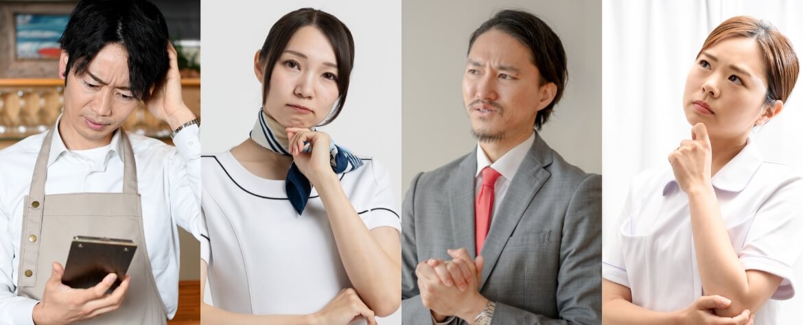 事業ゴミの処分に悩んでいる経営者のイメージ