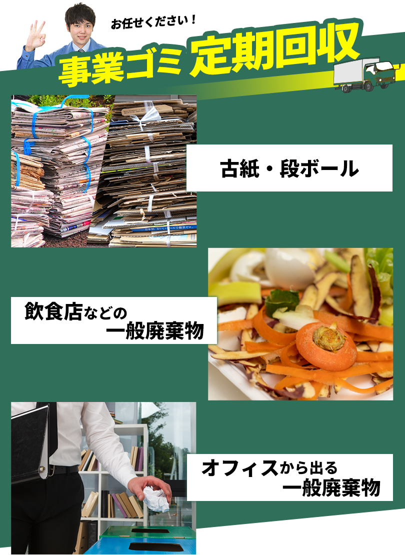 事業ゴミ定期回収