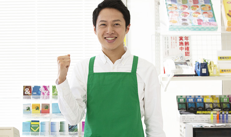 コンビニや店舗のゴミ回収