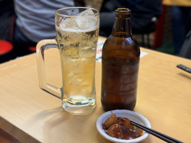 荒川区の居酒屋でのホッピー