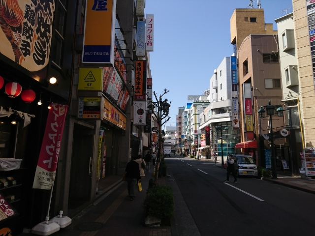 立川市の繁華街